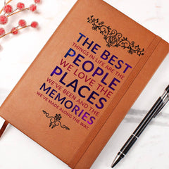 People Places Memories Journal – Customizable Reflection by Humble Shines
