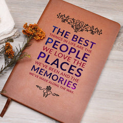 People Places Memories Journal – Customizable Reflection by Humble Shines