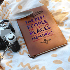 People Places Memories Journal – Customizable Reflection by Humble Shines